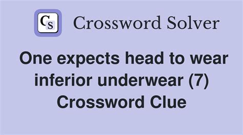 not wear underwear crossword clue|More.